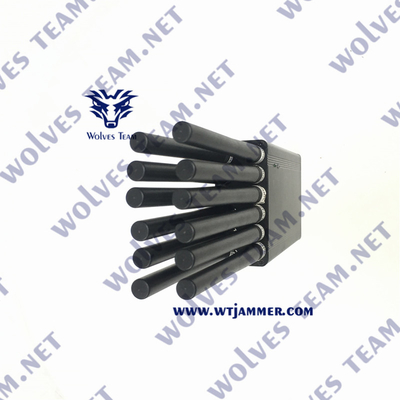 Fernsteuerungsantennen des telefon-Signal-Blocker-12 für 3G 4G 5G WiFi UHFvhf GPS Lojack
