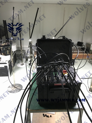 Explosionssicheres Fernsteuerungsventilatorsystem IED-Bomben-Störsender 20-1000MHz G/M 3G 4G 5G WiFi5.8g UHFvhf GPS Lojack