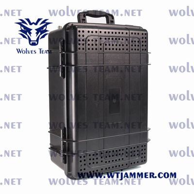 UHF-/VHFstörsender-Stromversorgung 220V Störsender DC12V 4G 3G 2G 5G WiFi 2.4G/5GHZ GPSL1-L5 zum Funksprechgerät-5G