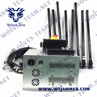 Des Fahrzeug-Störsenders der hohen Leistung Signal-Störsender VHF WIFI5.8g Walky-Tonfilm UHF800/900 stoßsicherer Handy-5G