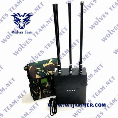 Batterie-WiFis /Bluetooth Celluar G/M CDMA 3G 4G 5G Manpack eingebauter Handy-Blocker-Satellitensignal-Störsender