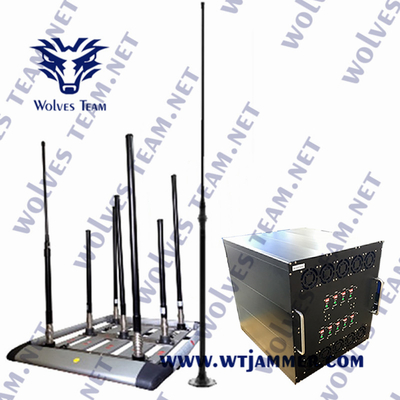 Signal-Störsender Promi Schutz-Militärfahrzeug-im Freien mobiler Handy-Signal-Störsender-Blocker VHF-135MHz UHF 300/400MHz