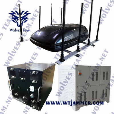 Stoßfester All-in-One-Handy-Bomben-Signal-Störsender Drahtloser leistungsstarker 1500-W-Vollband-Signal-Störsender mit 20 MHz bis 11 GHz
