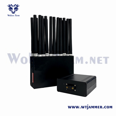 tragbarer WiFi GPS Störsender L1 L2 L5 Lojack 22 22W versieht 2G 3G 4G 5G mit einem Band