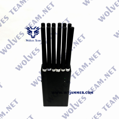 12 Antennen Handgps-Blocker für 3G 4G 5G WiFi UHFvhf GPS Lojack