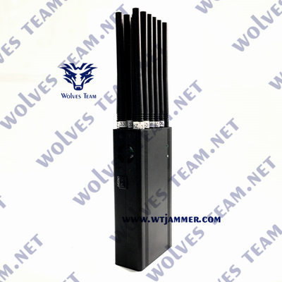 12 Antennen Handgps-Blocker für 3G 4G 5G WiFi UHFvhf GPS Lojack