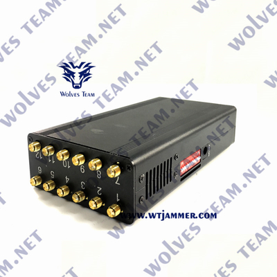 12 Antennen Handgps-Blocker für 3G 4G 5G WiFi UHFvhf GPS Lojack