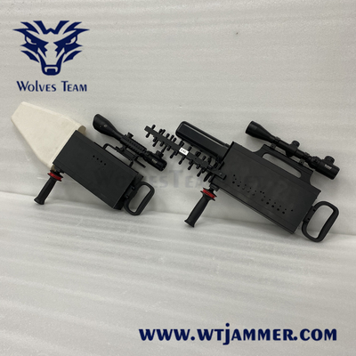 80W Handheld UAV Frequenz Störgerät 1500m-2000 Meter eingebaut in Antenne