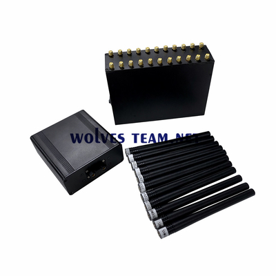 Handheld 16 Antennen Telefonsignal Störgerät GSM 3G 4G 5G WLAN Bluetooth VHF UHF RF Mobilfunk