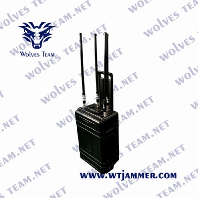 WT702816 Multi-Bands Portable Bomb Jammer 135-6000Mhz Innenaluminiumgehäuse