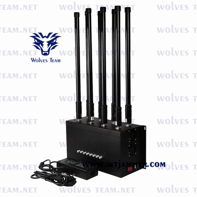 8 Bands Telefonsignal Störgerät 175w Wireless Rf Wifi2.4g Wifi 5.8g Cdma 3g 4g