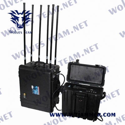4 Bands Drohnen-GPS-Signalstörgerät Rf 800/900 Mhz 3000 Meter WLAN2.4g/5.8g