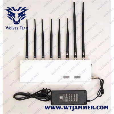 8 Antennen 8 Band All Signal Jammer Block 3g 4g Gps Wifi 2.4g Blocker