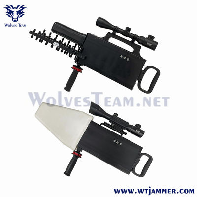 kaufen 120w Drohnen-Signalstörer Handgewehr-Stil 2500 Meter eingebaute Antenne online manufacture