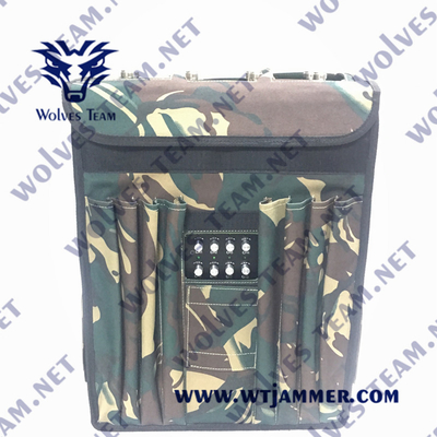 2000 Meter Langstrecken-Blocker Rucksack 6 Bands Drohnen-Signalsperrer