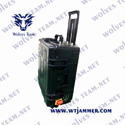 120W Hochleistungs-Portable 8 Kanäle GSM 3G 4G 5G Mobilfunkstörgerät