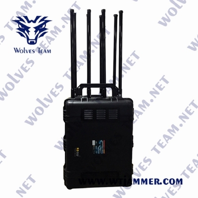 120W Hochleistungs-Portable 8 Kanäle GSM 3G 4G 5G Mobilfunkstörgerät