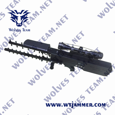 1000m Portable UAV Jammer 3 Bands Handheld GSM WiFi 2.4G WiFi 5.8g GPS Signal Drohne Jammer