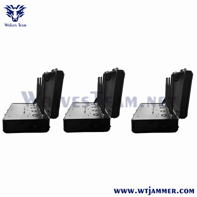 8 Band tragbare Handtasche WiFi2.4g WiFi5.8G 2G 3G 4G Cell Pone Jammer