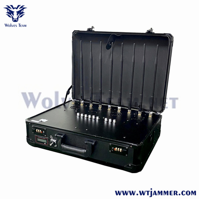 8 Band tragbare Handtasche WiFi2.4g WiFi5.8G 2G 3G 4G Cell Pone Jammer