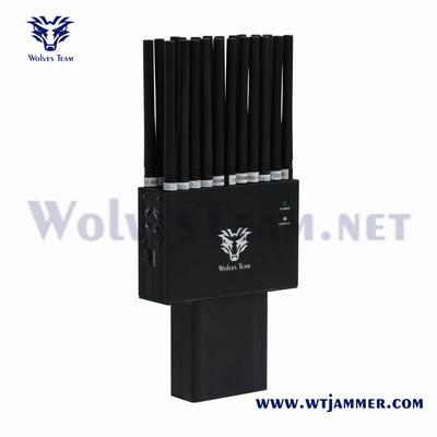 Großhandel 22 Bands 2G 3G 4G 5G Störgerät Handheld GPS Lojack WiFi GPS RF 315/433/868MHz Störgerät