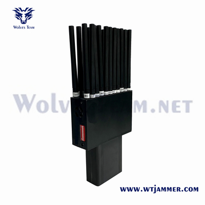 Großhandel 22 Bands 2G 3G 4G 5G Störgerät Handheld GPS Lojack WiFi GPS RF 315/433/868MHz Störgerät