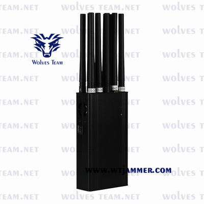 kaufen Handheld tragbarer Signalstörsender Mobiltelefon GSM CDMA 3G 4G 5G WIFI GPS RF Blocker online manufacture