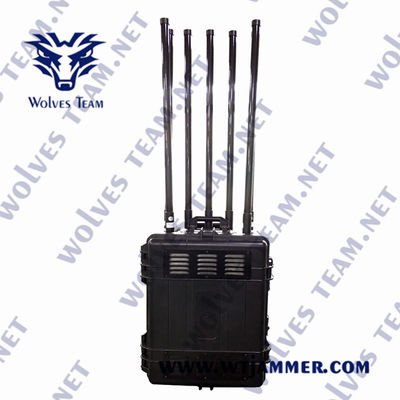 kaufen Portable Signal Jammer 700W Hochleistung 36,00Kg Gewicht 4G 5G Frequenzbereich Blocker online manufacture