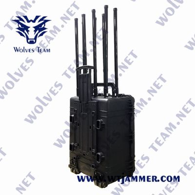 kaufen Lightweight Portable Signal Jammer with AC Adapter AC 230V Each Frequency Controlled by Independent RF On/off Switches online manufacture