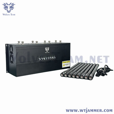 kaufen 20W Hochleistungs-Desktop-Störsender mit 8 Antennen 2G/3G/4G/5G/WLAN-Signalblocker für Konferenzräume Online-Herstellung
