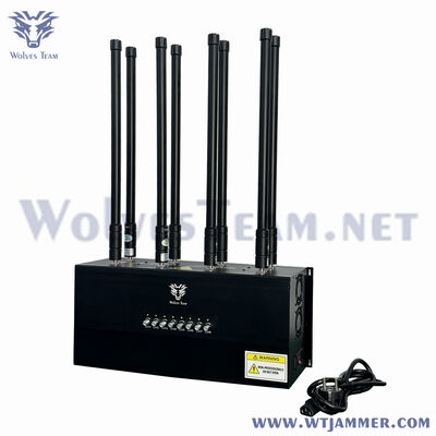 kaufen 20W 8-Kanal-Desktop-Signalschutzgerät Hochleistungs-Wireless-Blocker für vertrauliche Standorte Online-Herstellung