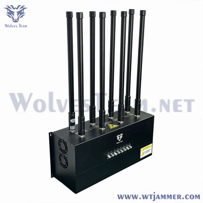 kaufen Hochleistungs 20W 8 Kanal Desktop Wireless Signal Jammer Sicherheitssignalblocker Online-Herstellung