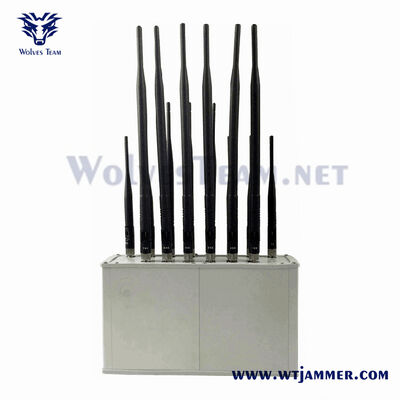 kaufen 16 Band Desktop Signal Jammer Vollfrequenz 20-6000MHz GPS WiFi 5g Online-Herstellung