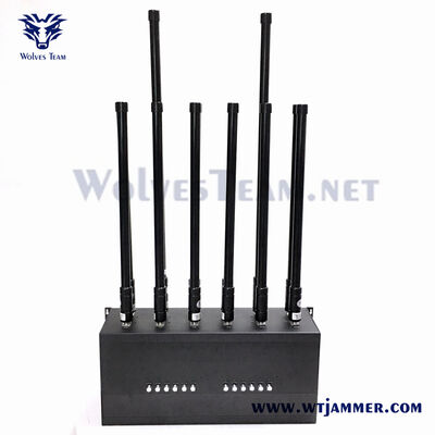 kaufen 100W 12 Band Desktop Mobilfunk Blocker Jams GPS L1 L2 und alle 2g bis 5g Bands Online-Herstellung