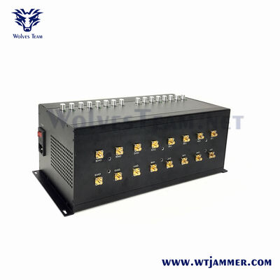 kaufen Schwarzer Stil 16 Antennen Verstellbarer Strom-Signal-Jammer full Band 2G 3G 4G 5G WiFi GPS Drohnenblocker Online-Herstellung