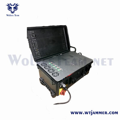 kaufen VIP Protection 5-8-Band-Signalstörsender, tragbarer Trolley-Anti-Drohnen-Blocker Online-Herstellung