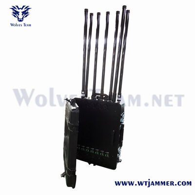 kaufen Trolley Case 6 Antennen All-Band-Jammer für 2G/3G/4G/5G, GPS, WiFi und UAV Gegenmaßnahmen Online-Herstellung