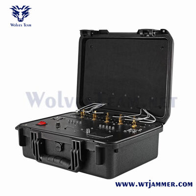 kaufen 10-Kanal-Hochleistungs-Portable Signal Jammer, robuster Hardcase RF-Blocker für Anti-Eavesdropping und Anti-Drone Online-Herstellung
