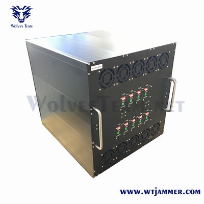 kaufen 11-Kanal-Industrial Grade Ultra-High Power RF-Jammer, stationärer Signalblocker für die Sicherheit am Flughafen und im Gefängnis Online-Herstellung