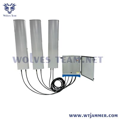 kaufen 12 Bands 300W Wasserdichtes Außensignal Störgerät Richtungs-Omni-Antenne GSM CDMA 3G 4G 5G WLAN VHF UHF Online-Herstellung