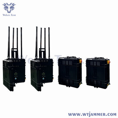 kaufen - 8 Kanäle 60W Leichtgewicht Portable Signal Jammer für Reisen & temporäre Nutzung Online-Herstellung