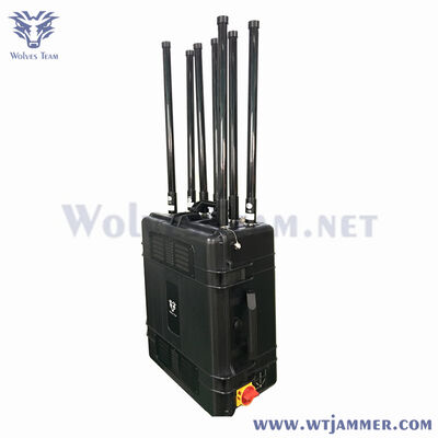 kaufen 8 Antennen 600W wasserdichtes Signalstörgerät für Gefängnisse und Grenzkontrollen Online-Herstellung