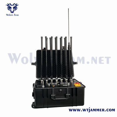 kaufen Portable 6 Antennen 400W Signal Störgerät für kleine Sicherheitsprojekte Online-Herstellung