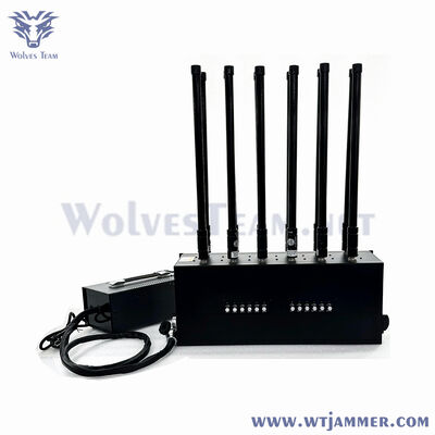 kaufen 12 Bänder 800 W Hochleistungs-5G/WiFi/GPS-Störsender, Reichweite 100–250 m, Anti-Tracking Online-Herstellung