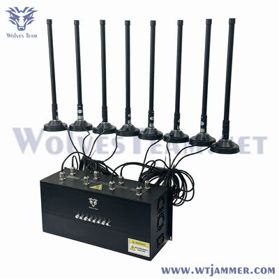kaufen 12 Bands Hochleistungs-Desktop-GPS/WiFi/Drohnen-Signalblocker, 50-300m Abdeckung für Sicherheitsstellen Online-Herstellung
