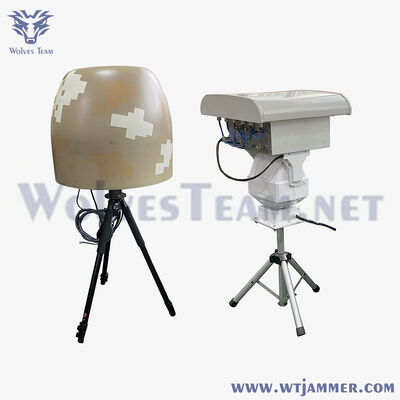 kaufen Camouflage 360° Omni Anti Drone Detection Jamming All-in-One-System Tragbarer Stativ-UAV-Signaldetektor-Störsender Online-Herstellung