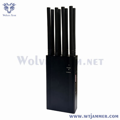 kaufen Tragbare 8 Watt GPS-Handy-Signalstörgerät für CDMA GSM DCS PCS 3G 4G WLAN Online-Herstellung