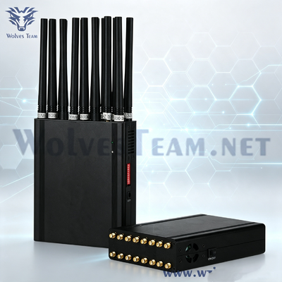 Besorgen 16 Antennen 5-20 Meter Handheld Handy-Signalstörer für CDMA GSM DCS PCS 3G 4G 5G WIFI GPS VHF UHF Online-Herstellung