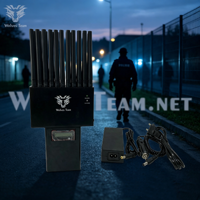 Besorgen LED-Anzeige Neue Generation Handheld Signal Jammer Lange Abschirmungsdistanz für Feldpolizeipatrouillen Online-Herstellung