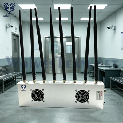 Besorgen 8-Band 40W Hochleistungs-Desktop-Signalstörer, Multi-Band-Mobilfunk- und GPS-Tracker-Blocker für Haftanstalten und Justizvollzugsanstalten Online-Herstellung